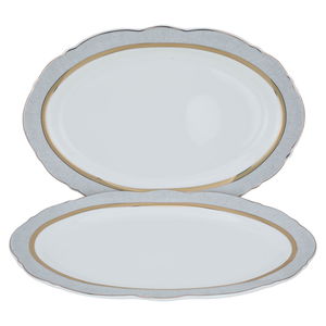 طقم سفرة بورسلان السيف غاليري، 65 قطعة، دائري - أبيض product image 3