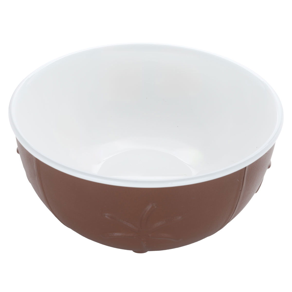 Al Saif Gallery porcelain bowl, round, with brown base, 13 x 25 x 25 cm - brown product image 2