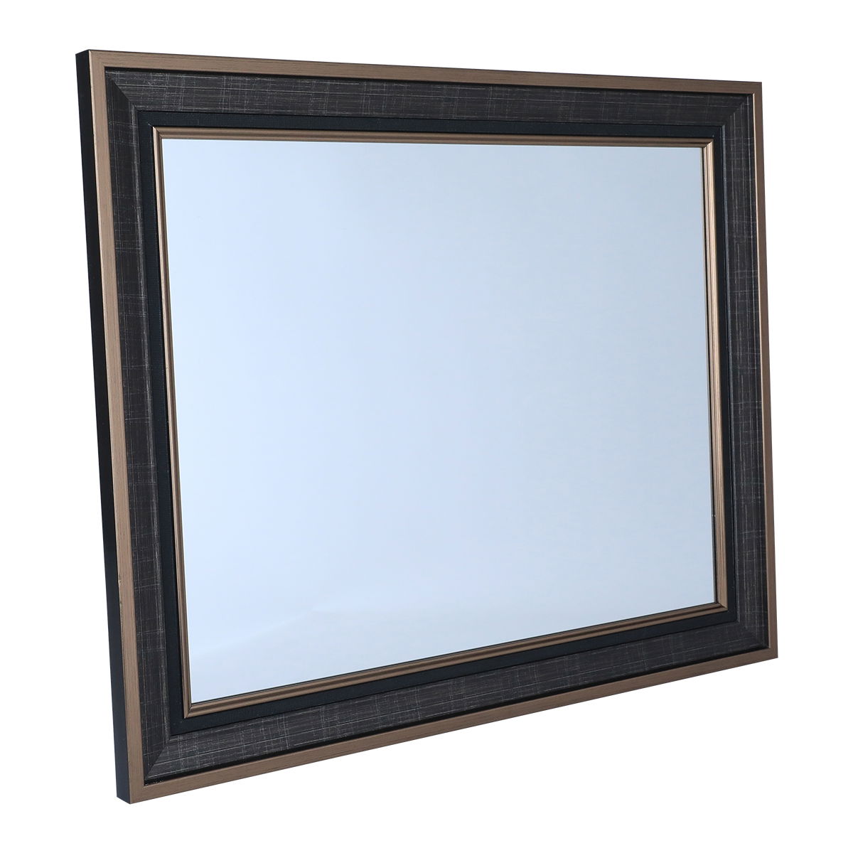 Al Saif Gallery wall mirrors, 46 x 56 cm - black product image 1