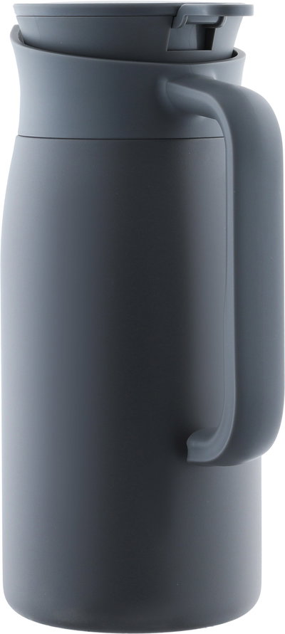 Rana Al Saif Gallery Thermos, 1.10 L, Steel Inner Container, Steel Outer Body, Touch Screen - Dark Grey product image 4