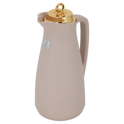 Timeless Manalthermos, 1 liter, glass inner container, plastic outer shell - light brown product image 3