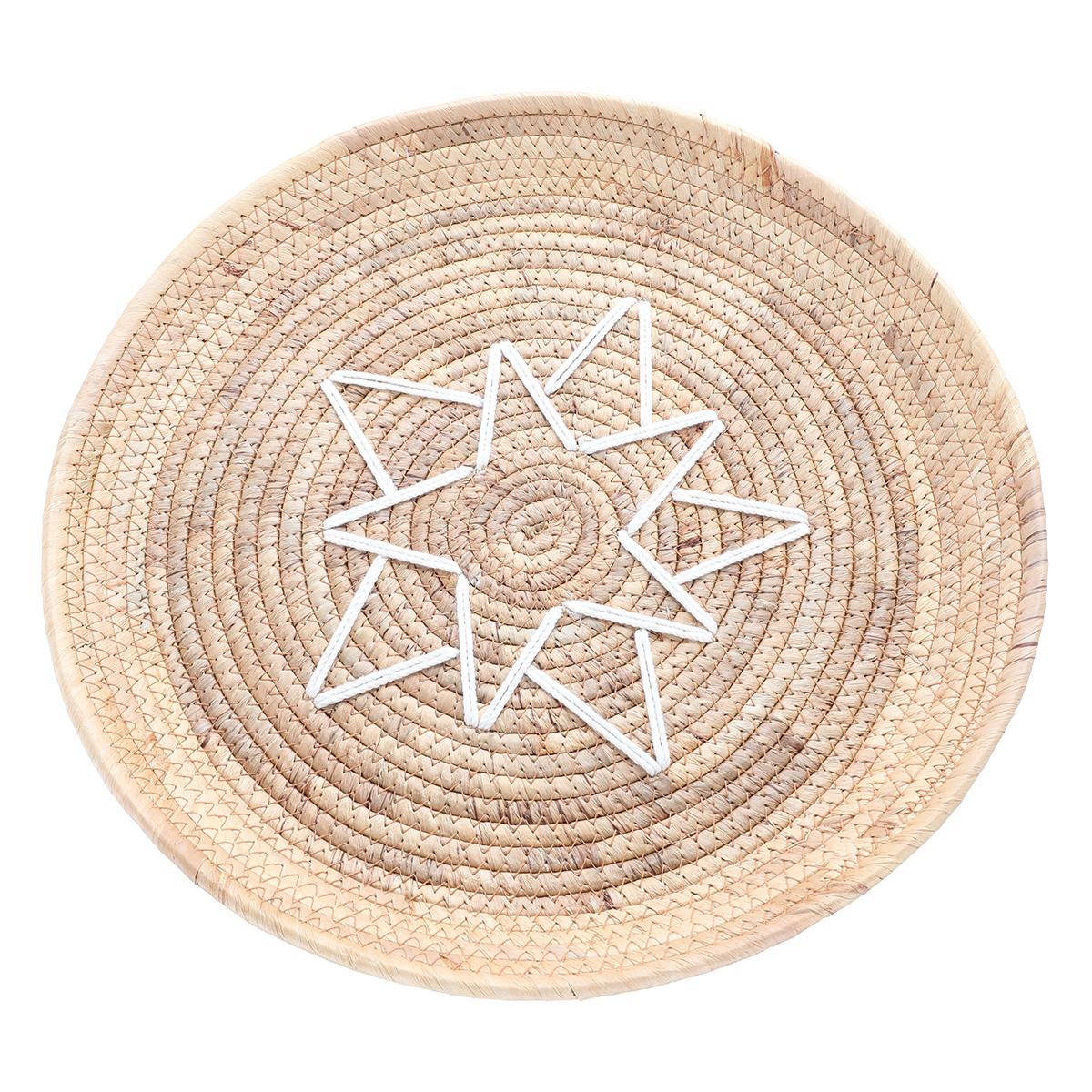 Al Saif Gallery wicker Serving tray, 42×5 cm - beige product image 2
