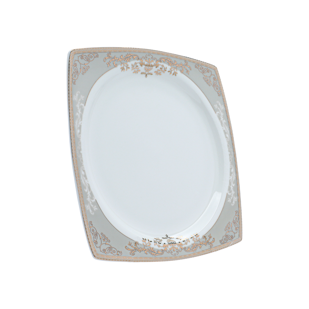 طقم سفرة بورسلان السيف غاليري، مربع، 86 قطعة - أبيض product image 7