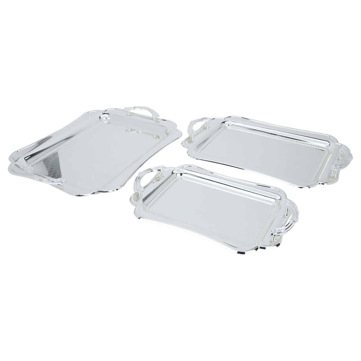 طقم طوفريات استيل السيف غاليري، 3 قطع - فضي product image 2