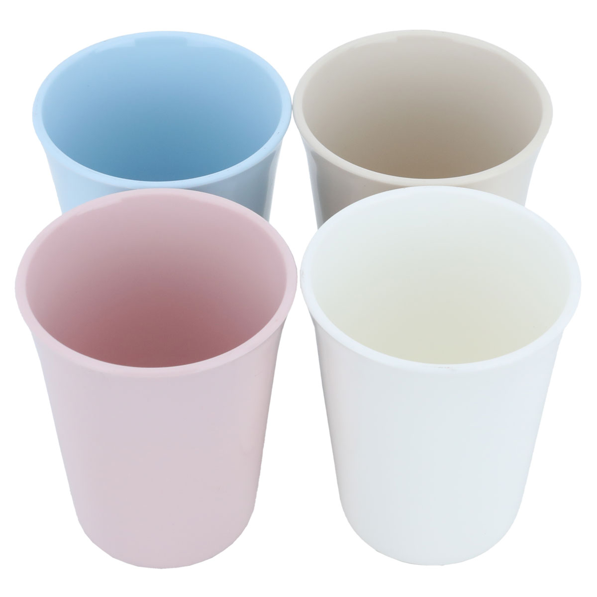 Al Saif Gallery plastic cups set, 0.25 litres, 4 pieces - multi-colour product image 2