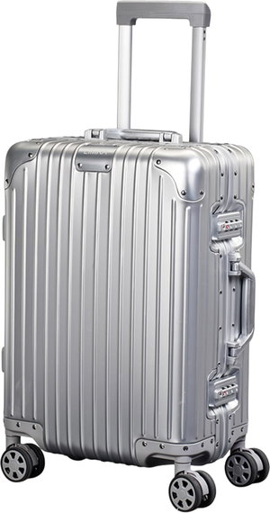 Limra RM-600 Aluminum Suitcase, 20 inches, 4 Wheels - Silver product image