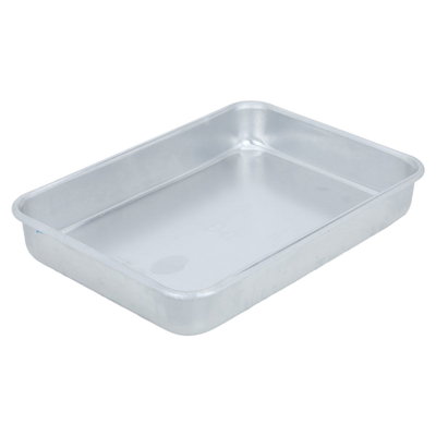 Al Saif Gallery Aluminum Cake Pan, 34.6X24.5X5.5 Cm - Silver product image 3