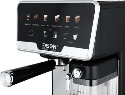 صانعة قهوة موكا برو إديسون، 1280-1530 واط، 1.7 لتر، تحكم باللمس، ست برامج، قوة تبخير الحليب 15 بار، CMP1006-Gs - أسود فضي product image 3