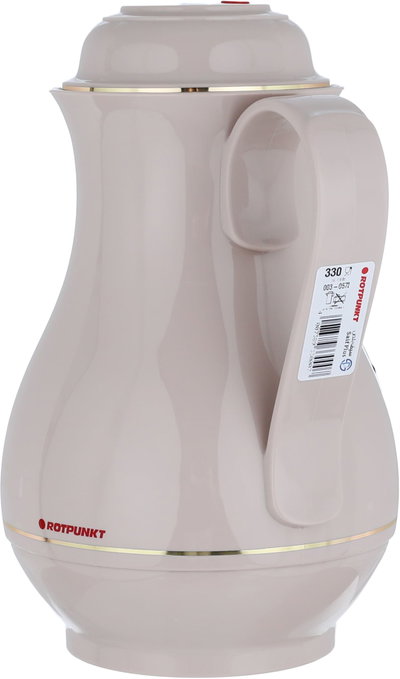 Rotpont thermos, 1 liter, glass inner container, plastic outer shell - light pink product image 4