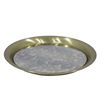 Al Saif Gallery Steel Serving Plate, 24.5X24.5X2.5 Cm, Round - Dark Gold product image 3