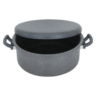 قدر مقلوبة جرانيت السيف غاليري، 34 سم - رمادي product image 3
