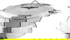 Alsaif Gallery Sabina Stainless Steel Food Container with Lid, 5 Litres, Engraved - Silver product image 1