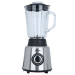 خلاط كهربائي إديسون، 600 واط، 1.5 لتر، مع مطحنة - فضي اسود product image 1