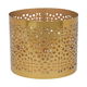 حافظة استيل بغطاء أسود العين الاندلسية، 15×15×12.5 سم، دائري - ذهبي product image 4