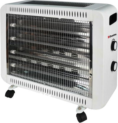 دفاية كهربائية امامية وعلوية اوكارينا، 2200 واط، 5 شمعات، OCRHTSQQZ510 - ابيض product image 1