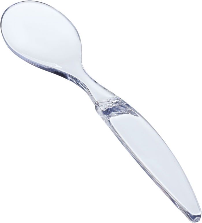 صحن سلطة اكريلك تركي السيف غاليري، 3 قطع، بملاعق شفاف - شفاف product image 3