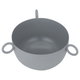 Al Saif Gallery Steel Serving Bowl, Round - Gray product image 2