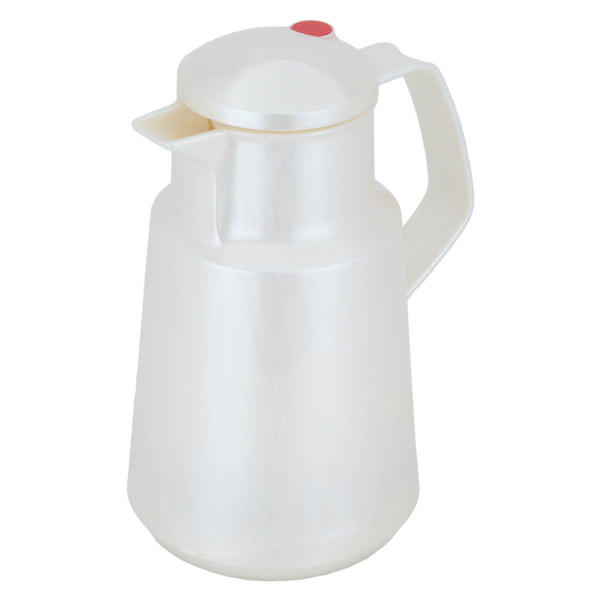 Rotpont glass thermos, 1 liter, plastic outer shell - white product image 2