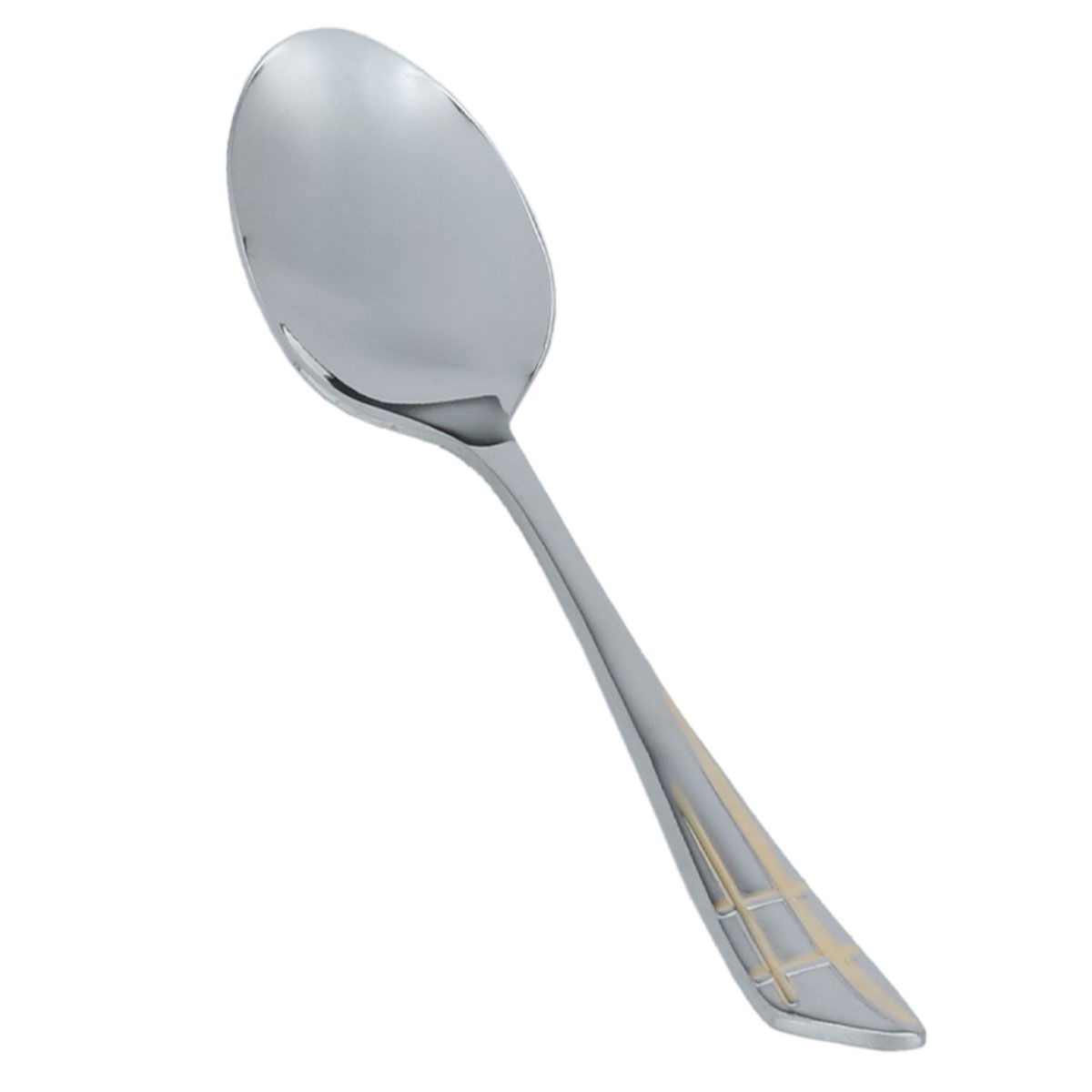 Al Saif Gallery steel tea spoon set, 6 pieces - silver product image
