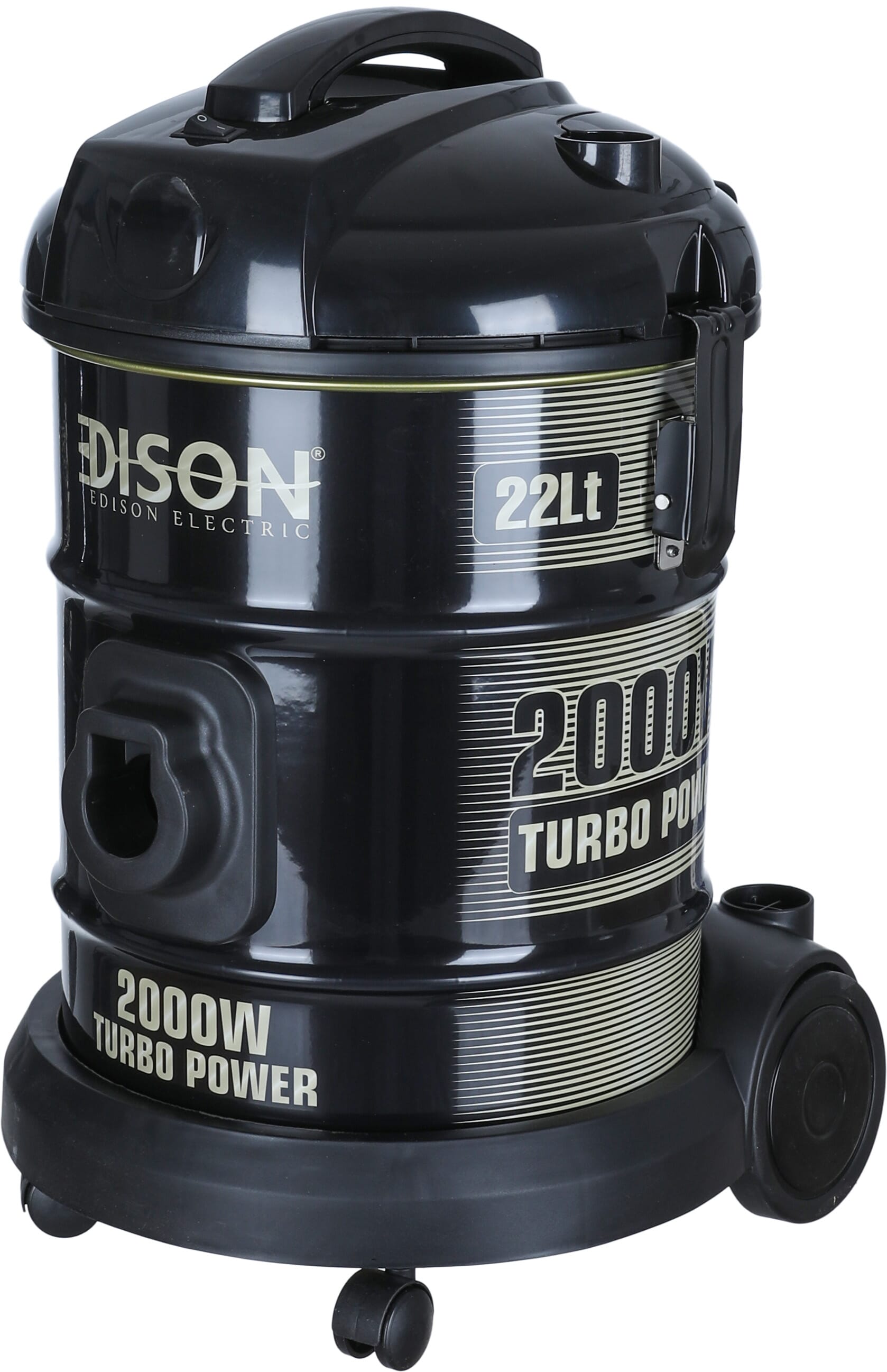 Edison Zl16-31T Turbo Barrel Vacuum Cleaner, 2000W, 22L - Black Gold product image 2