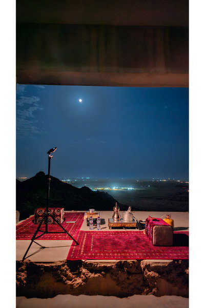 بكج سجادة مع مركى بوليستر سجادتي، 100×300 سم - احمر product image 4