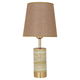 أبجورة إديسون، 32×26×26 سم، قاعدة عسلي رخامي - ذهبي/عسلي product image 1