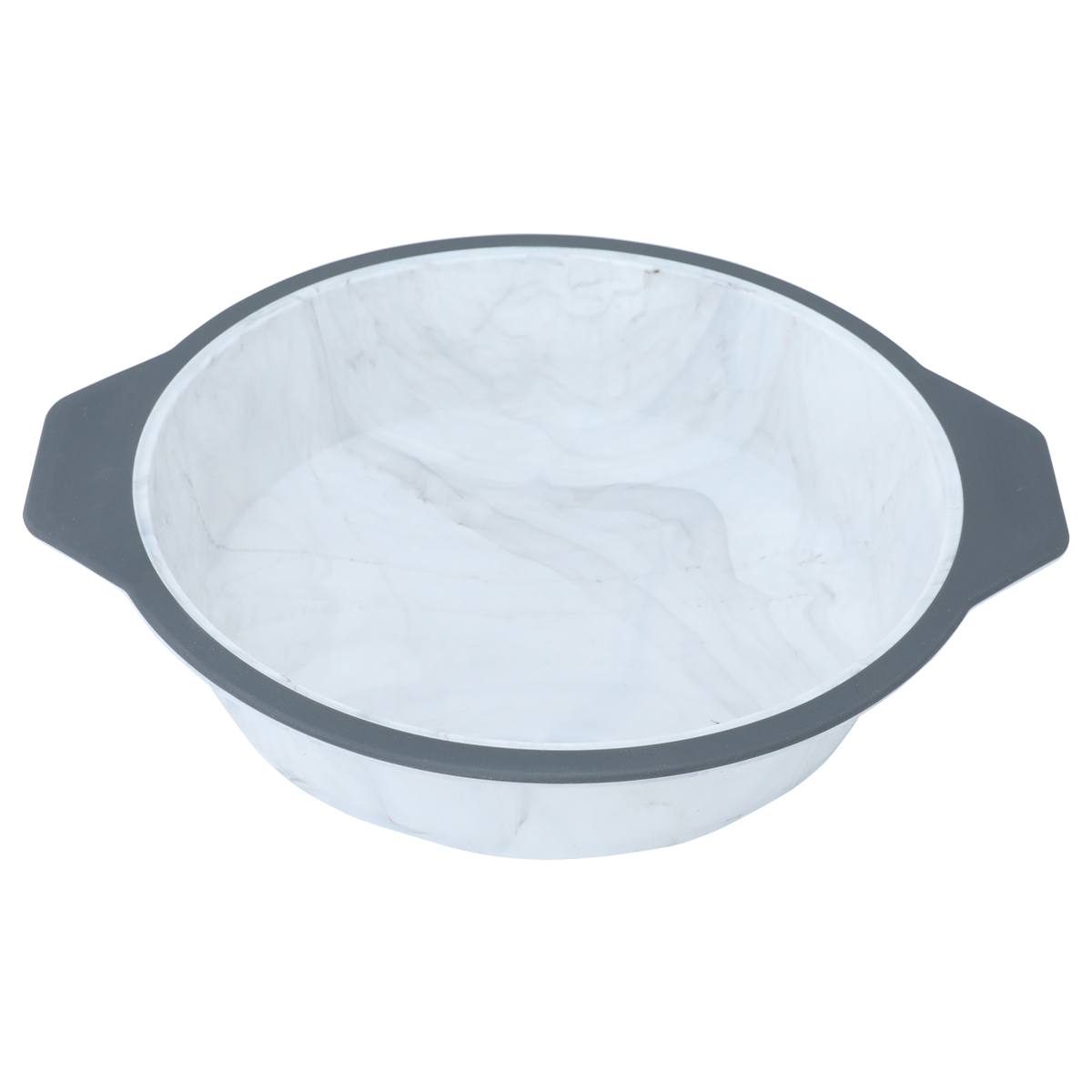 Al Saif Gallery Silicone Cake Mold, Round With Deep Handle - White product image