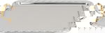 Al Saif Gallery 3-Piece Stainless Steel Toothbrush Set with Gold Handle, Rectangular - Silver product image 3