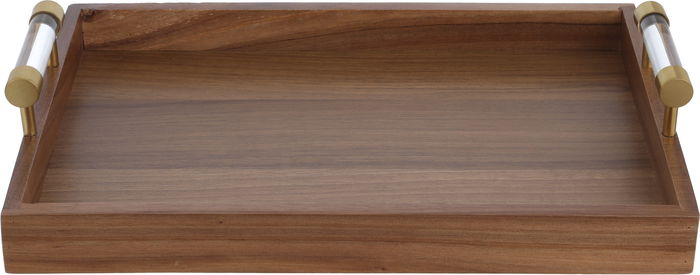 طوفرية خشب السيف غاليري، 4×26×39 سم، يد اكريلك - بني غامق product image 1
