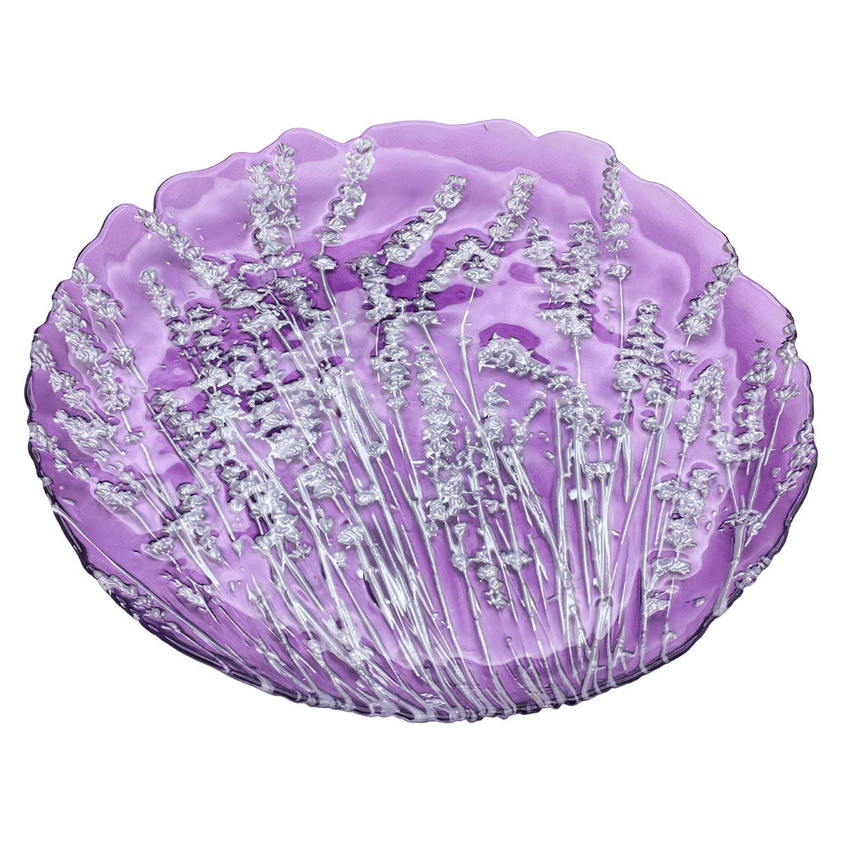 Al Saif Gallery Glass Serving Plate, 32 cm - Purple product image 2