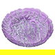 Al Saif Gallery Glass Serving Plate, 32 cm - Purple product image 2