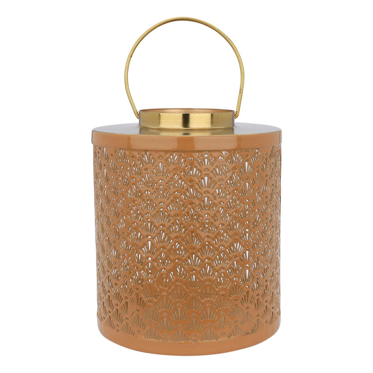Al Ain Andalusia Indian lantern style, 20 x 20 x 22 cm, cylindrical, hand grip - gold product image 3