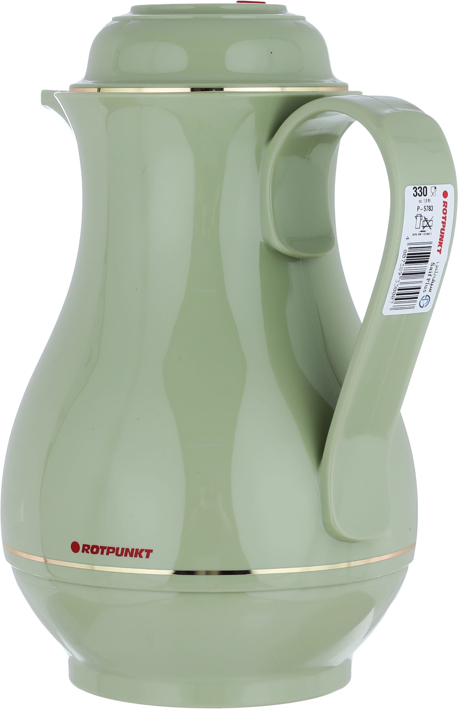Rotpont thermos, 1 liter, glass inner container, plastic outer shell - green product image 4