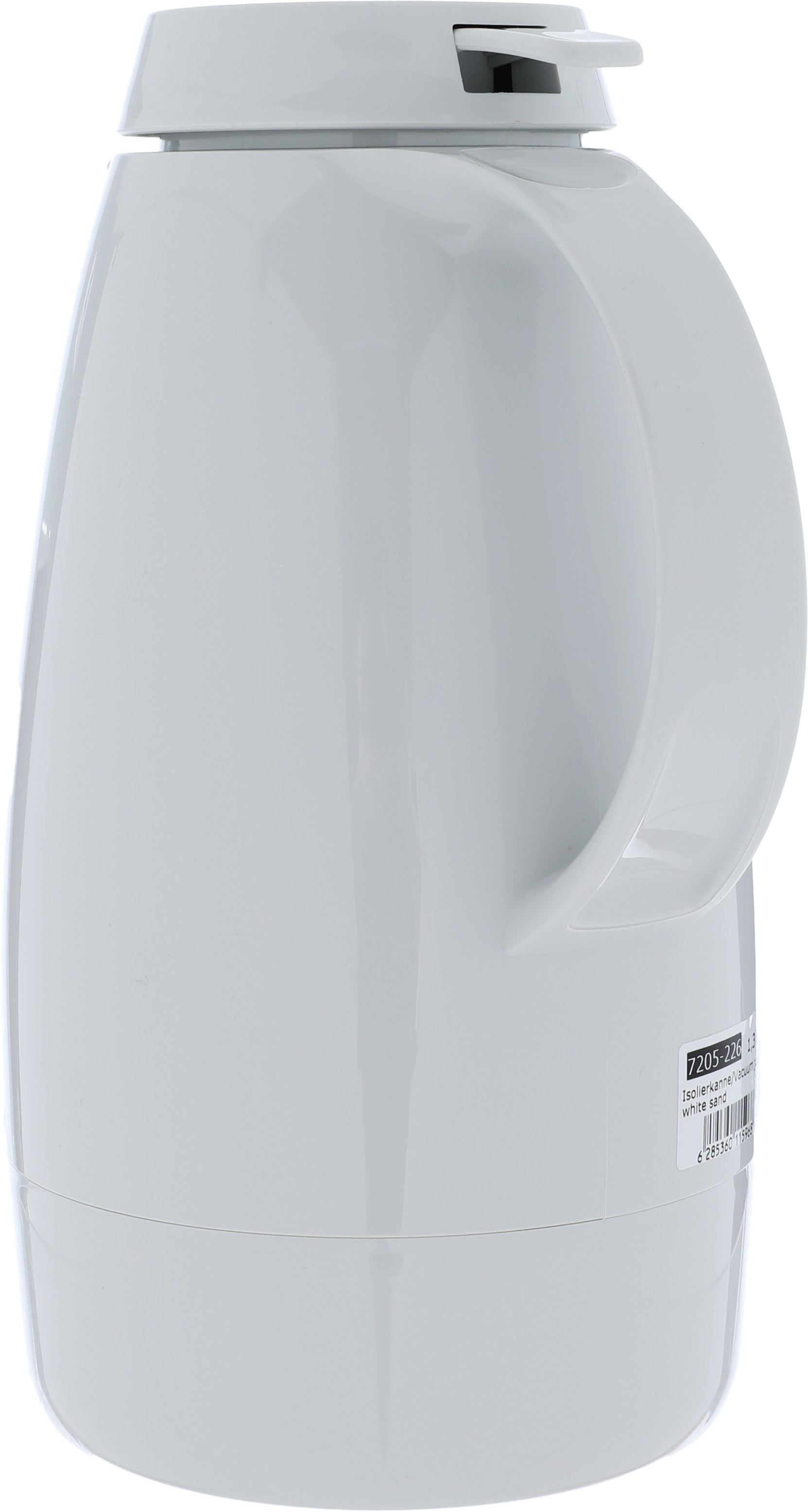 Helios thermos, 1.3 liters, thermal glass inner shell, plastic outer shell - white product image 3