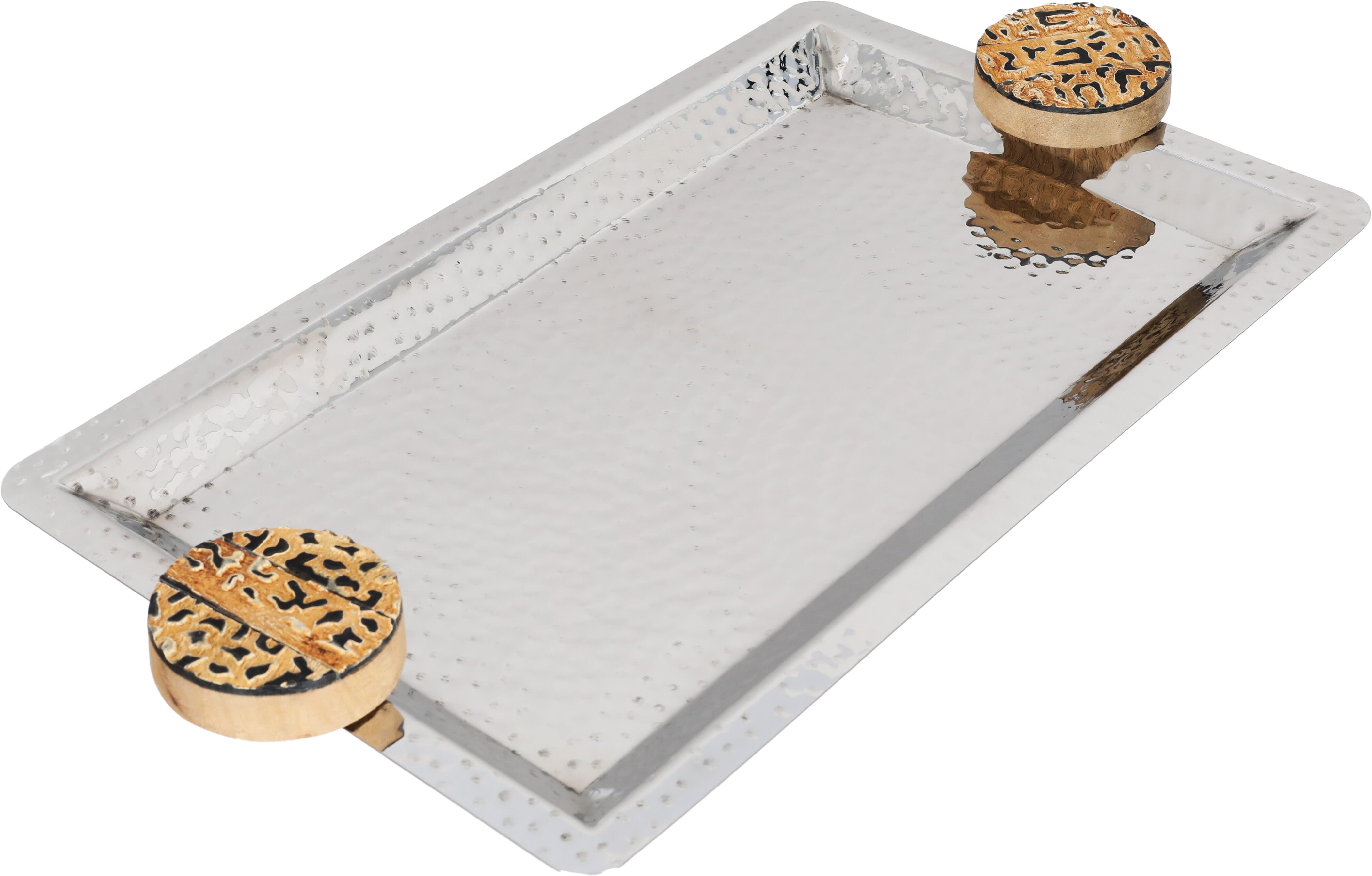 Tofaria Al Saif Gallery Steel Presentation, 3.5 x 26 x 50.5 cm, Rectangle - Silver product image 2