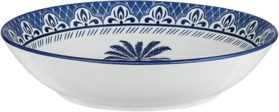 طقم سفرة بورسلان السيف غاليري، 24 قطعة، رسمة نخل أزرق - أبيض أزرق product image 3