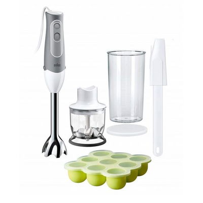 خلاط يدوي براون، 500 واط، سرعتين، 350 / 600 مل - رمادي product image 2