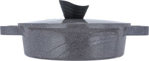 طقم قدور جرانيت تورنادو، 9 قطع - رمادي product image 4