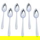 Sola Steel Al Saif Gallery Spoon Set, Plain, 6 Pieces - Silver product image 2