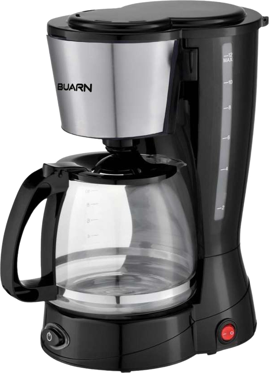 ماكينة صنع القهوة بوارن بروفيشنال ، 800 واط، سعة 1.5 لتر، CFF-203S - أسود وفضي product image