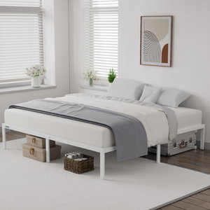 Awa Iron Bed , 200 X 150 Cm - White product image