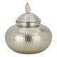 Al Saif Gallery steel sugar can, 1.2 litres, round, lid - gold product image 1