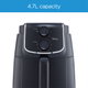 Midea Air Fryer, 1500 Watt, 4.76 Liters - Black product image 3