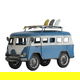 Family Pioneers Steel Bus Masterpiece, 30 x 12 x 19 cm - Blue product image 3
