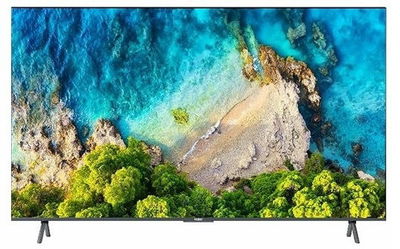 KMC KMC65US24 Frameless LED Smart TV, 65 inch, 4K UHD, Built-in Receiver, Android 13, 2 Remote - Black product image 2