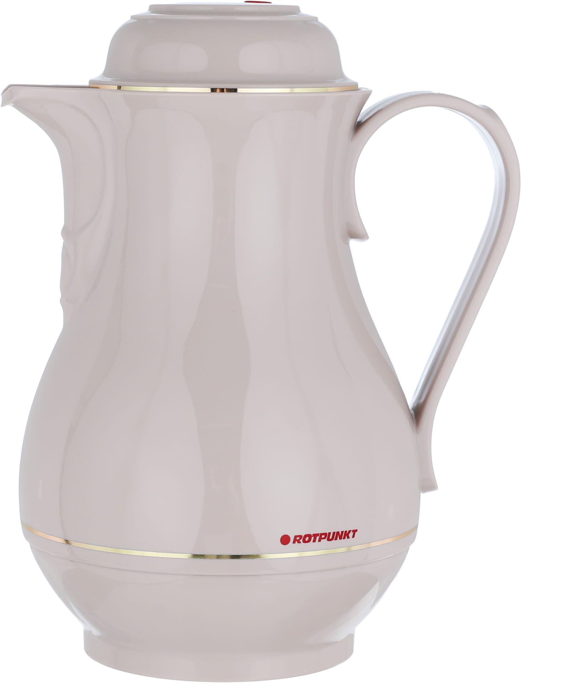 ترمس روتبونت، 1 لتر، حافظة داخلية زجاج، هيكل خارجي بلاستيك - وردي فاتح product image 1