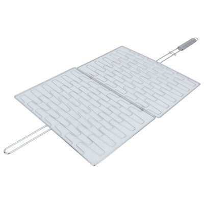 شبك شواء استيل السيف غاليري، 41x28 سم، مستطيل، تركي - فضي product image 3