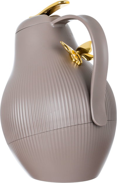 Al Saif Gallery Dora thermos, 1.5 liters, thermal glass inner container, plastic outer shell - light brown product image 3