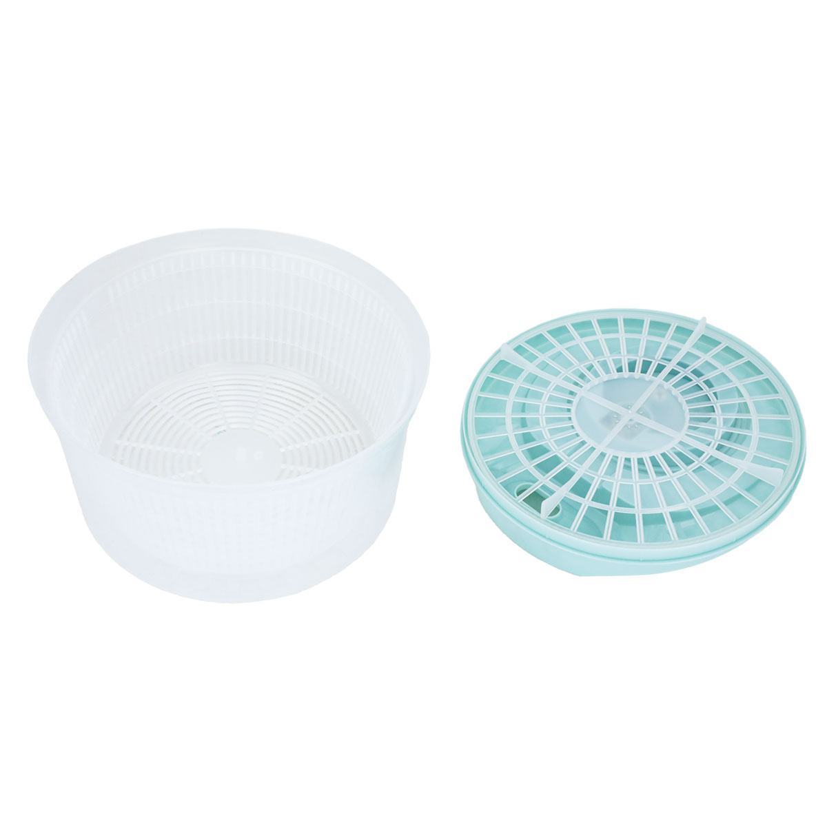 Al Saif Gallery Plastic Round Salad Bowl, 23 Cm - Light Blue product image 2