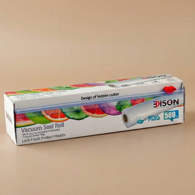 رول تغليف حراري بلاستيك إديسون، 5 سم- أبيض product image 1